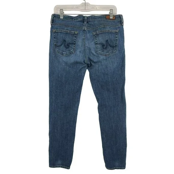 AG Adriano Goldschmeid Women's Stilt Cigarette Leg Jeans Blue Size 30 - Picture 6 of 11